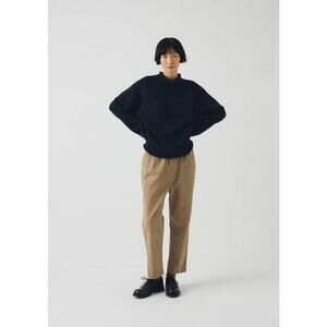 Toast Gabi Cotton Pull On Pants in Ash Brown